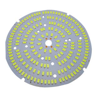 led光源灯珠板单色双色三色变光球泡筒灯吸顶灯贴片灯板铝壳100W