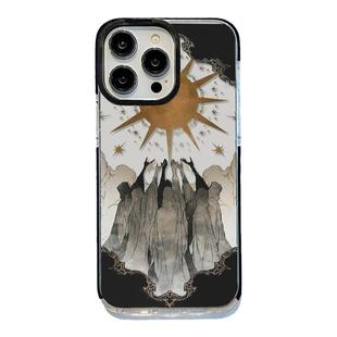 哩卜哩卜中古风太阳神适用苹果17手机壳iPhone17/16pro黑边13/11pro全包12mini防摔xsmax苹果14xr创意8/7plus