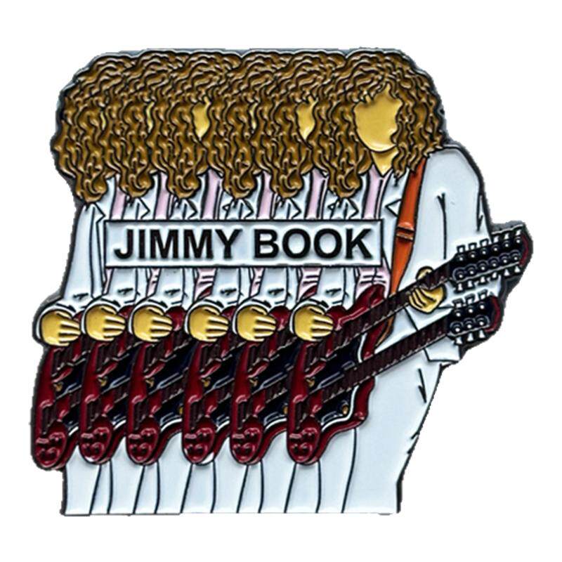 Jimmy Book齐柏林飞艇Led Zeppelin摇滚周边徽章胸针
