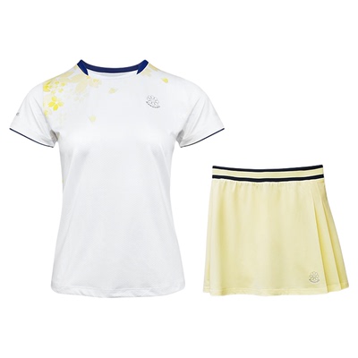 Kawasaki川崎太阳花系列繁花羽毛球服网球女款速干吸汗运动服2948