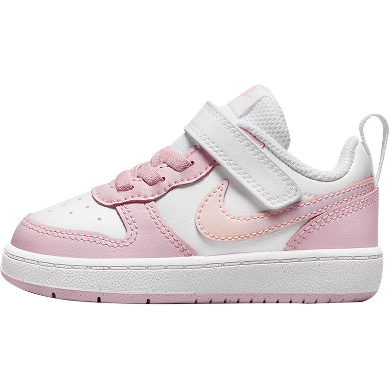 Nike/耐克正品夏季婴童低帮系带刺绣运动透气板鞋DQ0493-100
