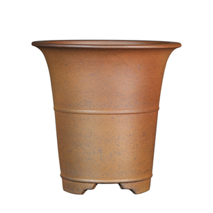 神力紫砂兰花盆段泥柴烧精品素面古典春建兰翠盖荷绿云宋梅透气盆