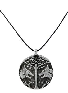 光环周边挂件HALO图腾项链游戏命运2狼头生命树二次元朋克吊坠