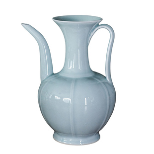 宋研 | 点茶大号影青执壶 汤瓶水注茶百戏湖田窑青白瓷仿宋汤提点