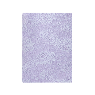 蕾丝布面婚礼誓言本宣誓册手工定制作欧式空白手卡薰衣草绝绝紫