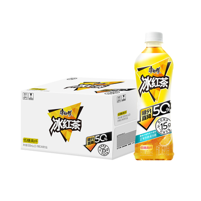 【直播】康师傅冰红茶官方旗舰店鸭屎香冰红茶低糖高纤饮料500ml