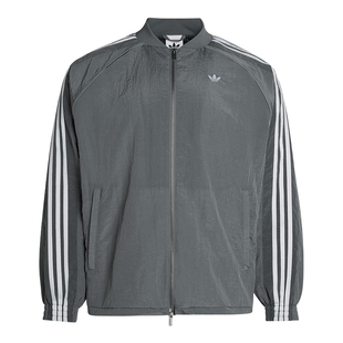 adidas阿迪达斯三叶草TRACK TOP早春薄夹克男运动梭织外套 KX4830