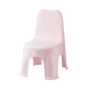 茶花塑料小凳子家用靠背舒适久坐可叠放防滑凳浴室家用矮椅子可爱