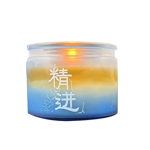 佛系六度蜡烛无烟酥油灯24小时琉璃祈愿香灯烛智慧中式供灯布施灯