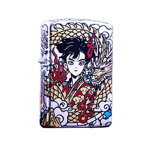 佐罗三代打火机超级内胆龙的传人煤油打火机金标珍藏版防风打火机