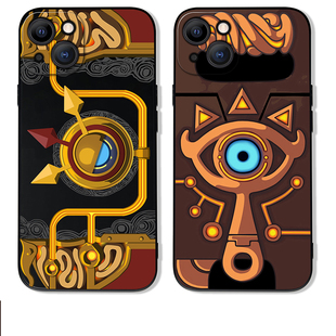 塞尔达传说林克希卡石板手机壳适用于苹果17promax游戏 iphone15plus王国之泪小米14华为mate60荣耀日式周边X