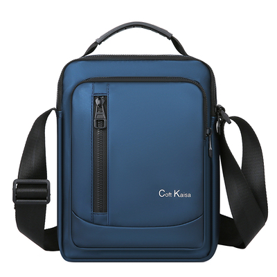 四色多层商务休闲男士单肩斜挎包