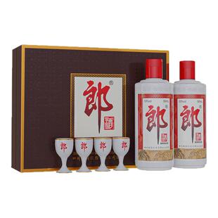 【爆款礼盒】郎酒 郎牌郎酒礼盒53度500ml*2瓶酱香型高档白酒送礼