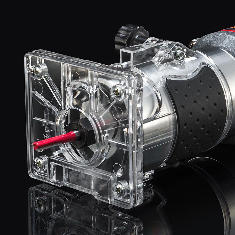 修边机木工工具多功能工业级铝塑板开槽机倒装电木铣雕刻开孔锣机