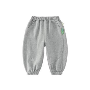 [云朵棉加绒加厚]齐齐熊男童卫裤秋冬款儿童运动保暖裤宝宝休闲裤