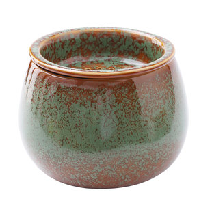 茶水分离窑变茶渣缸陶瓷茶洗建水过滤带盖桌面烟灰茶台废水垃圾桶