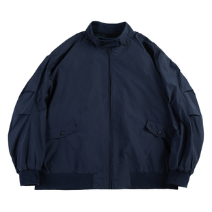 NOEARS复古日系户外防水立领高尔夫教练夹克工装外套宽松痞帅潮酷