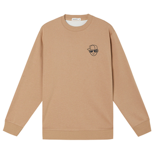 美特斯邦威卡通印花卫衣男秋季新款情侣同款圆领休闲长袖上衣