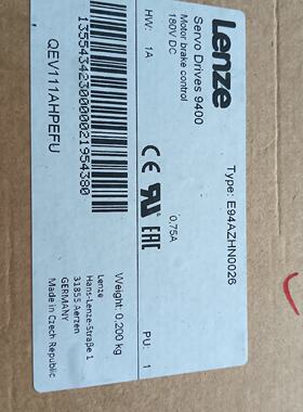 【询价】E94AZHN0026伦茨制动模块Motor brake c适用