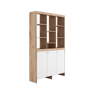 现代简约玄关柜客厅隔断柜实木双面进门鞋柜一体家用装饰酒柜酒架