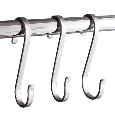 304不锈钢s型挂钩挂衣架s钩厨房s挂钩s勾弯钩s形金属钩子厨具服装
