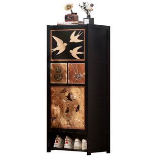 鞋柜家用门口小窄入户收纳柜一体鞋架子靠墙2025新款爆款高档多层