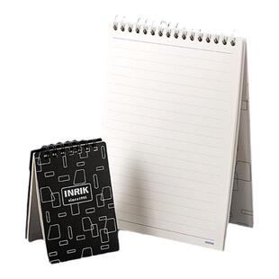 英瑞克上翻线圈本B5加厚笔记本子简约大学生考研横线方格本ins风创意格子横线本不硌手竖翻小本子a5记事本