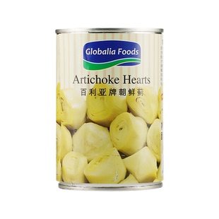 百利亚朝鲜蓟罐头390g西班牙原装进口亚之竹心洋蓟汉堡西餐前菜罐
