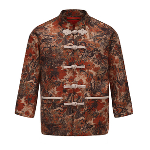 万图岁福童装【万花】秋冬新款中国风国潮儿童盘扣唐装亲子装