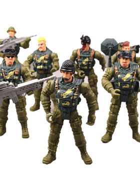 兵人关节可动特种部队玩具