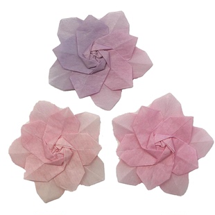 省时省力 精准五边形 六边形折纸 半透明蜡纸 五瓣樱花 六瓣雪花