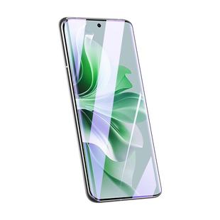 适用opporeno11钢化膜曲屏防窥高清保护uv全胶全覆盖Reno11pro手机膜全包玻璃防爆贴膜OPPO水凝膜防摔屏保por