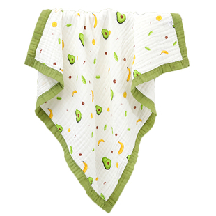 婴儿浴巾纯棉纱布超柔吸水新生儿盖毯初生宝宝洗澡包被儿童毛巾被