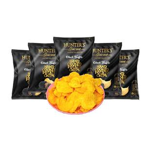 阿联酋HUNTER'S黑松露味薯片40g*5袋迪拜网红零食休闲小吃美食