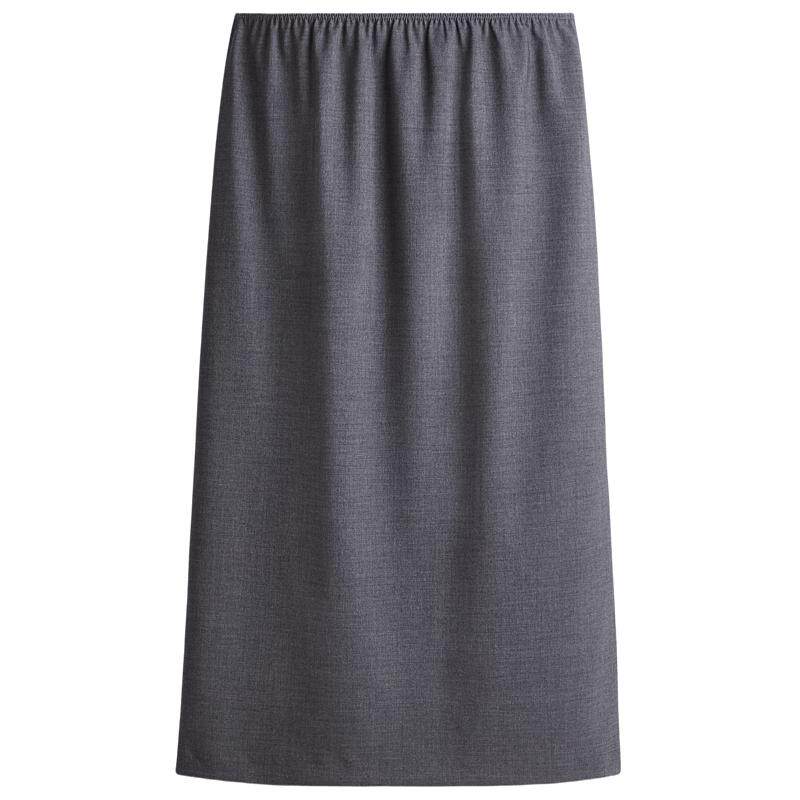 HM女装半身裙修身舒适时尚通勤A字中长半身裙1297388