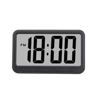 超薄款电子钟家用闹钟大字体数字静音挂墙挂钟悬挂厨房学生简约钟