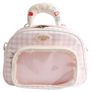 日系痛包双肩斜挎娃包小食量吧唧日常蓝色追星微痛包包二次元书包