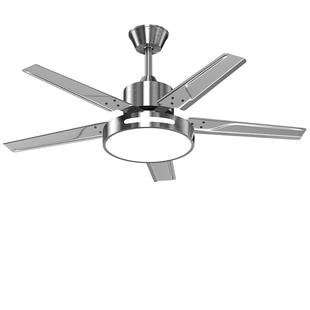 钻石牌风扇灯2026年新款客厅家用一级能效复古吊扇一体带灯电风扇