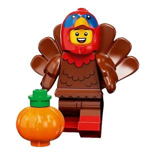 抽抽乐第23季71034绿龙人狼人雪人拼装男女孩益智积木人仔玩具