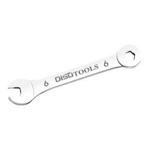 迪速超薄梅开两用扳手4/5/6/8/10/11/12/24/32mm汽修薄款扳手套装