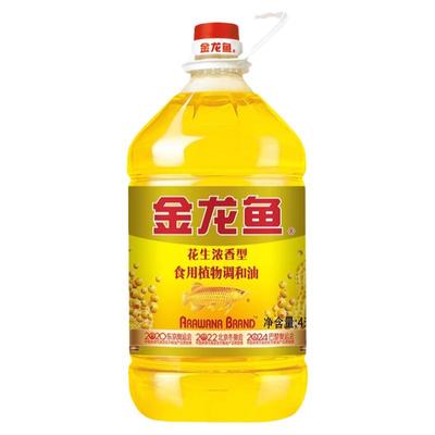 金龙鱼花生浓香型食用调和油4L