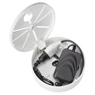 监控半球支架吸顶吊装通用萤石海康大华摄像头收纳电源内藏线盒