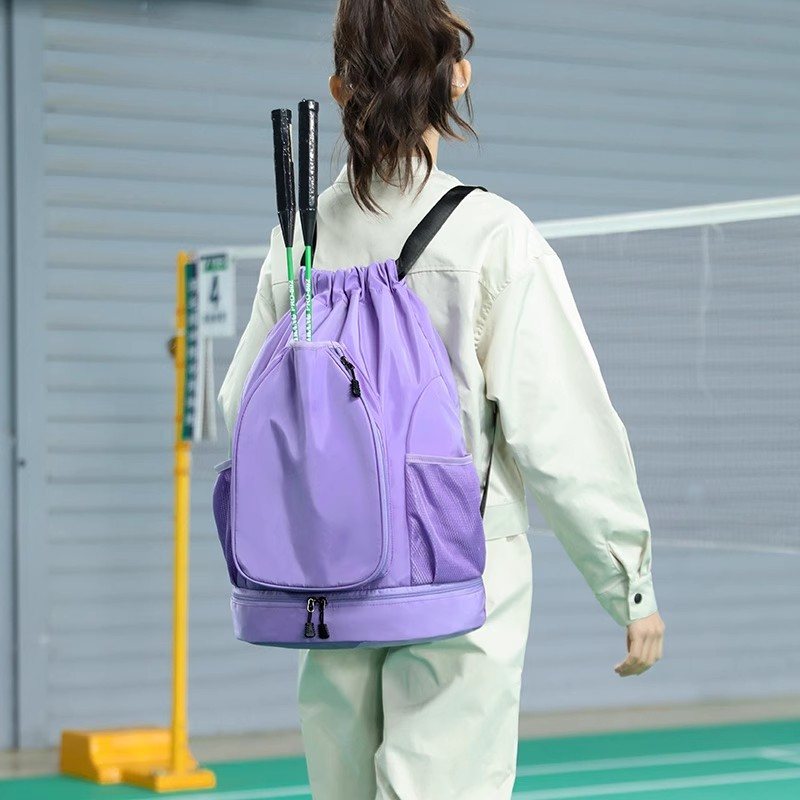 羽毛球包运动包大容量双肩背包男女通用网球包便携式收纳袋篮球包