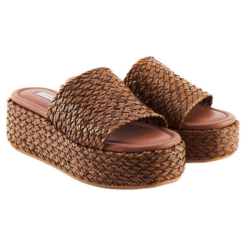 CASADEI/卡桑蒂【26新品】Suncity编织凉鞋 防水台厚底凉拖鞋