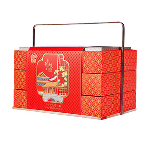 臻味环球坚果礼盒高端三层上新了故宫国潮干果糕点过年送长辈礼品