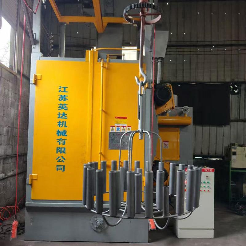 厂家优惠供应小型吊钩式抛丸机五金铸锻件挂钩铸件抛丸清理机