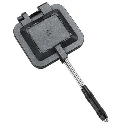 柯曼黑色煎烤盘不粘锅 野餐便携铝合金双片烤吐司面包夹BKTT-1315