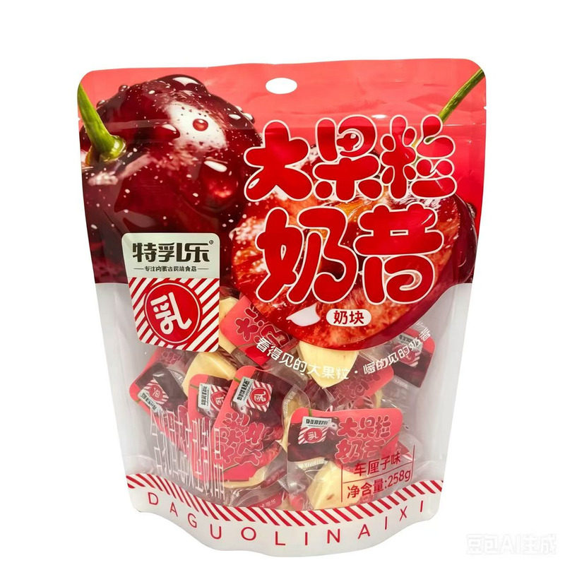 内蒙古特产特乳乐大果粒奶昔奶块奶干/奶条/奶豆