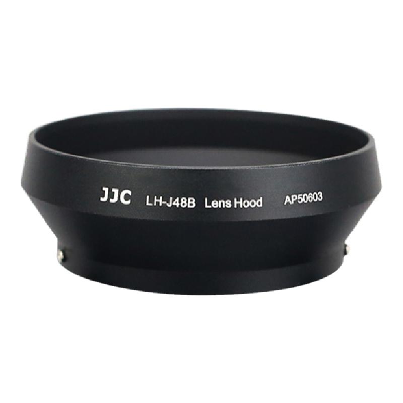 JJC LH-48B遮光罩适用于奥林巴斯17mm F1.8定焦镜头配件 46mm