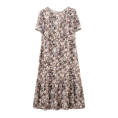 HONRN/红人修身印花连衣裙